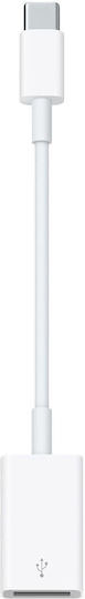Apple Μετατροπέας USB-C male σε USB-A female Λευκό 1τμχ MW5L3ZM/A - Image 1