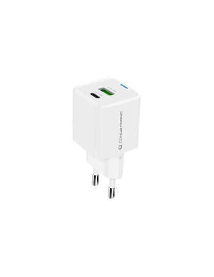 Conceptronic Φορτιστής Χωρίς Καλώδιο με Θύρα USB-A και Θύρα USB-C 20W Power Delivery / Quick Charge 3.0 Λευκός (ALTHEA15W) - Image 1