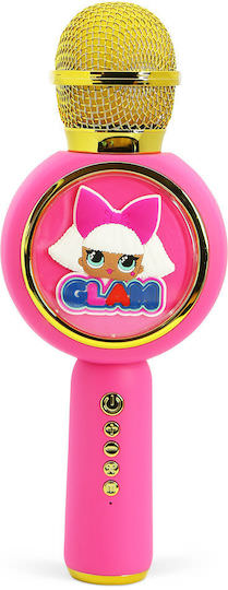 OTL Μικρόφωνο Karaoke Ασύρματο LOL Surprise ! GLAM PopSing LED σε Ροζ Χρώμα - Image 1