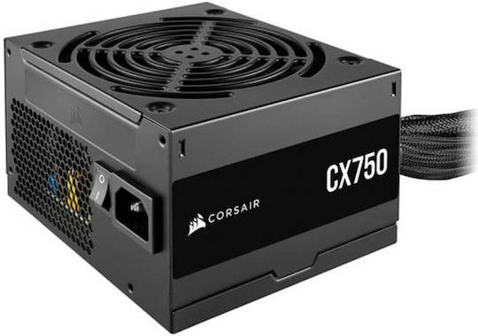 Corsair CX Series CX750 750W Μαύρο Τροφοδοτικό Υπολογιστή Full Wired 80 Plus Bronze - Image 1