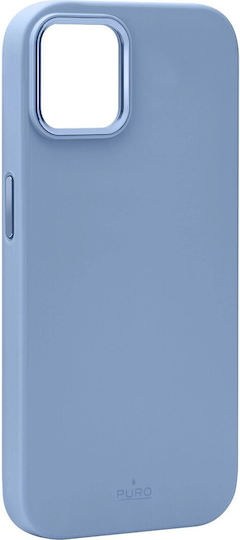 Puro Icon Mag Back Cover Σιλικόνης Γαλάζιο (iPhone 15) - Image 1