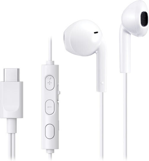 JVC Hafr17ucwu In-ear Handsfree Ακουστικά με Βύσμα USB-C Λευκό - Image 1