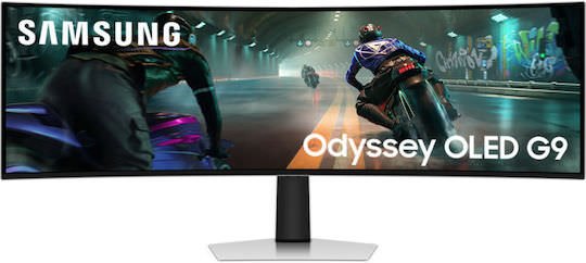 Samsung Odyssey G9 G91SD Ultrawide OLED HDR Curved Monitor 49" 5120x1440 144Hz με Χρόνο Απόκρισης 0.03ms GTG - Image 1