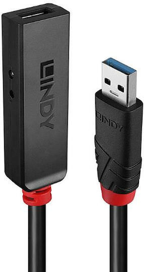 Lindy Regular USB 2.0 to micro USB Cable Μαύρο 3m 43400 1τμχ - Image 1