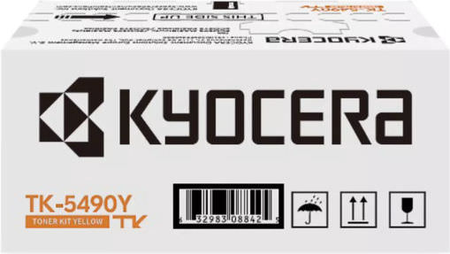 Kyocera TK-5490Y Γνήσιο Toner Laser Εκτυπωτή Κίτρινο 2400 Σελίδων (1T0C22ANL1) - Image 1