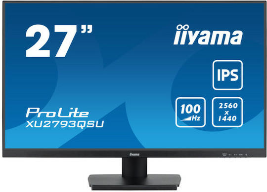 Iiyama ProLite XU2793QSU-B7 IPS Monitor 27" QHD 2560x1440 - Image 1