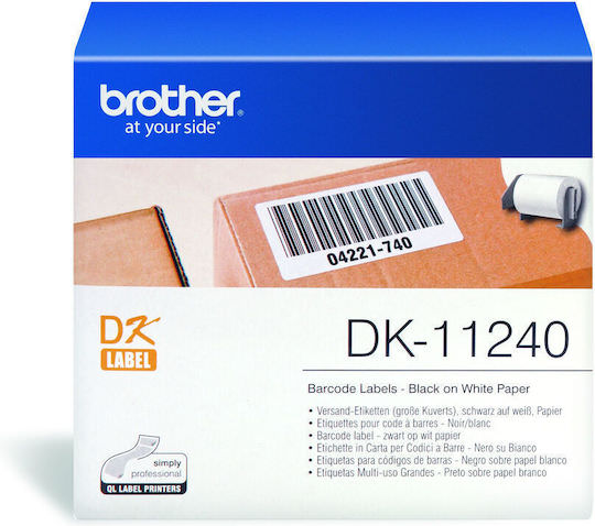 Brother 600 Αυτοκόλλητες Ετικέτες σε Ρολό για Εκτυπωτή Ετικετών 102x51mm - Image 1