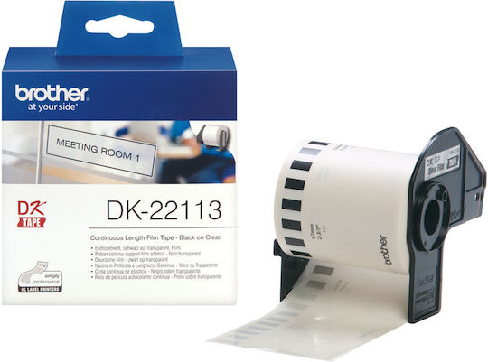 Brother Ταινία Ετικετογράφου 15.2m x 62mm σε Διάφανο Χρώμα - Image 1