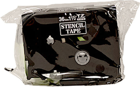 Brother STE-161 Ταινία Ετικετογράφου σε Μαύρο Χρώμα - Image 1