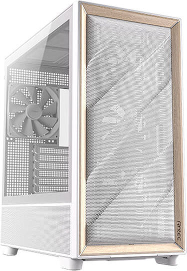 Antec Flux Gaming Midi Tower Κουτί Υπολογιστή με Πλαϊνό Παράθυρο Λευκό - Image 1