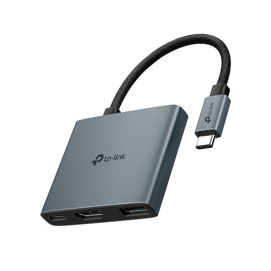 TP-LINK UH3020C USB-C Docking Station με HDMI 4K PD Γκρι - Image 1