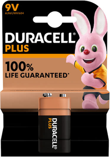 Duracell Plus Αλκαλική Μπαταρία 9V 1τμχ - Image 1