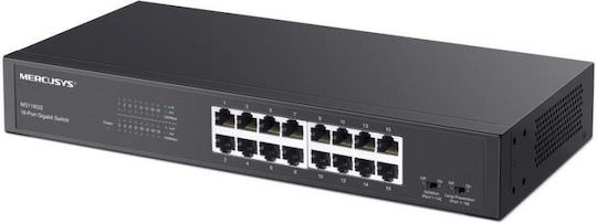 Mercusys Ms116gs Unmanaged L2 Switch με 16 Θύρες Gigabit (1Gbps) Ethernet - Image 1