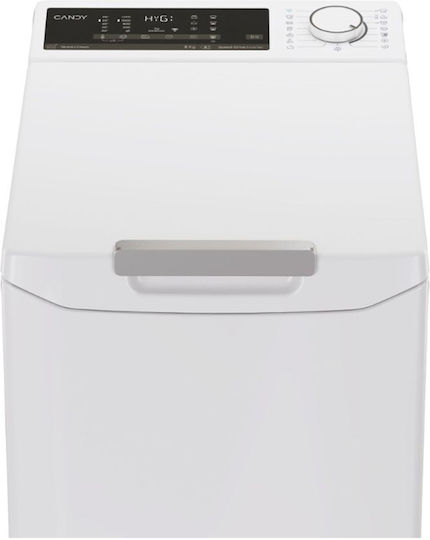 Candy Πλυντήριο Ρούχων Άνω Φόρτωσης 8kg 1200 Στροφών AI Weight Sense TCA284TM5-S - Image 1
