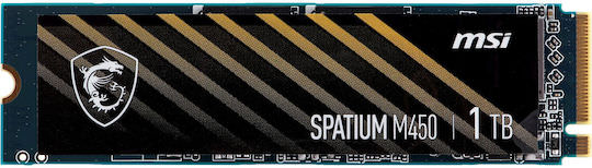 MSI Spatium M450 SSD 1TB M.2 NVMe PCI Express 4.0 - Image 1