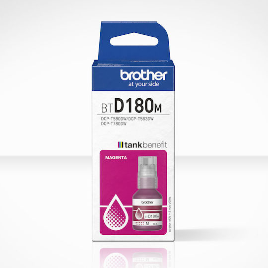 Brother BTD180M Γνήσιο Μελάνι Εκτυπωτή InkJet Ματζέντα - Image 1