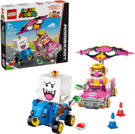 LEGO Super Mario Mario Kart – Wario & King Boo για 8+ Ετών 512τμχ - Image 1