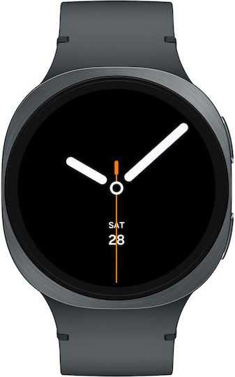 Samsung Galaxy Watch8 LTE Aluminium 40mm Αδιάβροχο με eSIM και Παλμογράφο (Dark Gray) - Image 1