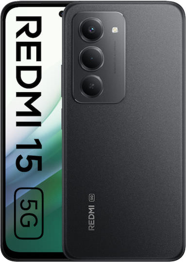 Xiaomi Redmi 15 NFC 5G Dual SIM (4/128GB) Mignight Black - Image 1