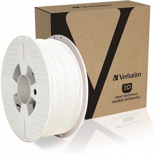 Verbatim PLA 3D Printer Filament 1.75mm Λευκό 1kg (Spool) - Image 1
