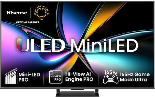 Hisense Smart Τηλεόραση 65" 4K UHD Mini LED 65U8Q (2025) - Image 1