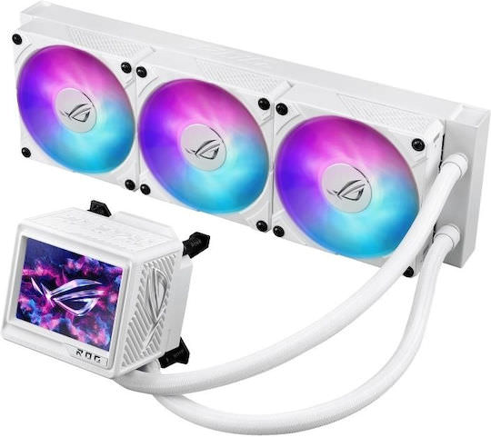 Asus ROG Ryujin III 360 ARGB Extreme (v2) Υδρόψυξη Επεξεργαστή Τριπλού Ανεμιστήρα 120mm για Socket AM4/AM5/1700/1200/115x Λευκή - Image 1