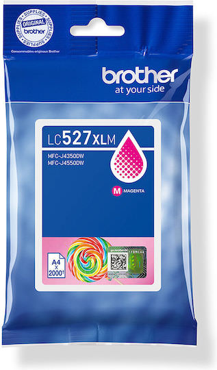 Brother LC527XLM Γνήσιο Μελάνι Εκτυπωτή InkJet Ματζέντα (LC-527XLM) - Image 1