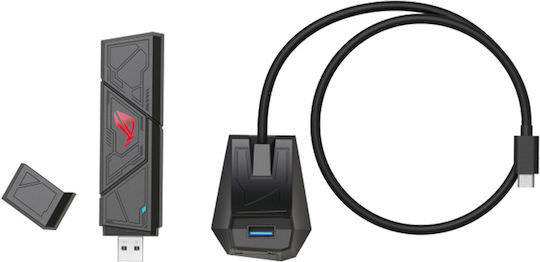 Asus 90IG09I0-MO0B00 Ασύρματος USB Αντάπτορας Δικτύου 6500Mbps - Image 1