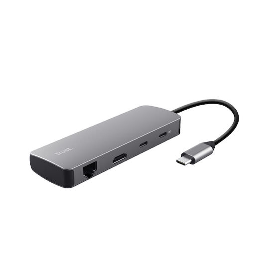 Trust DALYX USB-C Docking Station με HDMI Ethernet Ασημί - Image 1