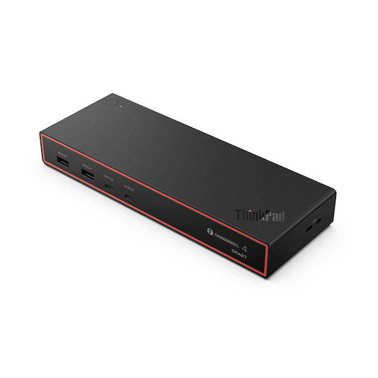 Lenovo ThinkPad Thunderbolt 4 Smart Dock Gen2 7500 Dock Docking Station με HDMI/DisplayPort 4K PD Ethernet και σύνδεση 4 Οθονών Μαύρο - Image 1