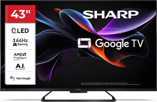 Sharp Smart Τηλεόραση 43" 4K UHD QLED 43HR7265E HDR (2025) 43HR7265E - Image 1
