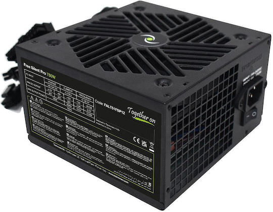 Tecnoware 750W Μαύρο Τροφοδοτικό Υπολογιστή Full Wired 80 Plus Silver (Fal751Fsp12) - Image 1