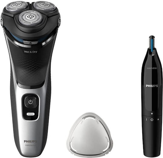 Philips Series 3000 S3143/02 Περιστρεφόμενη Ξυριστική Μηχανή Προσώπου Επαναφορτιζόμενη - Image 1