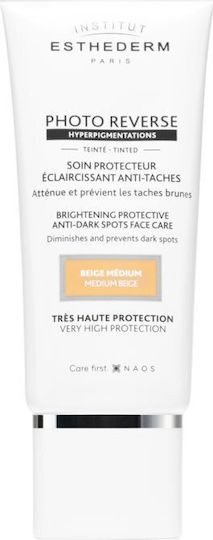 Institut Esthederm Photo Reverse Κρέμα Προσώπου Ημέρας με Χρώμα και SPF50 για Ενυδάτωση & Ατέλειες 50ml - Image 1