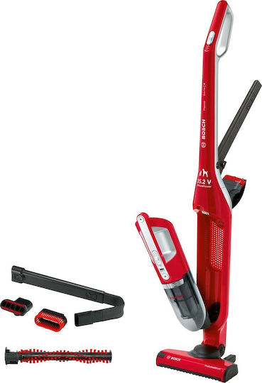 Bosch Serie 4 BBH3ZOO28 stick vacuum/electric broom Battery Dry Bagless 0.4 L Red 2.15 Ah - Image 1