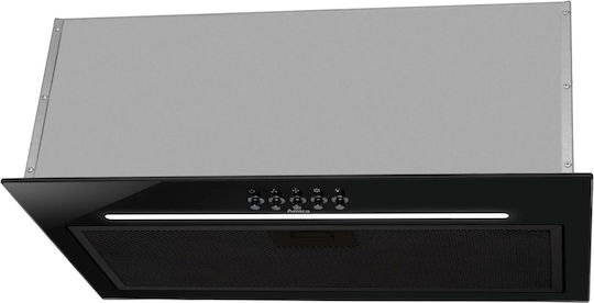 xlarge_20221109094700_amica_omp6255bg_michanismos_aporrofisis_55cm_inox.jpeg Amica OMP6255BG Built-in cooker hood black 389 m3/h - Image 1