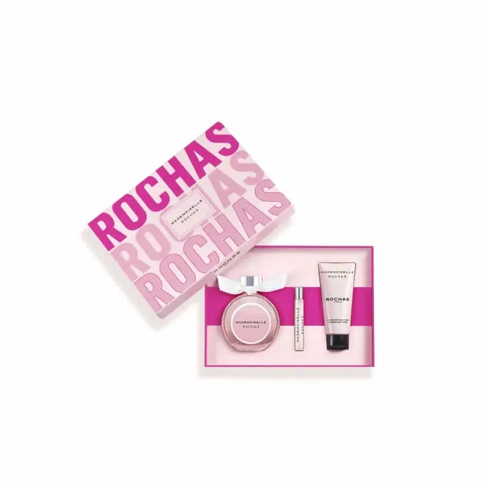 3386460146807.webp Rochas Mademoiselle Eau De Parfum Spray 90ml Set 3 Pieces - Image 1