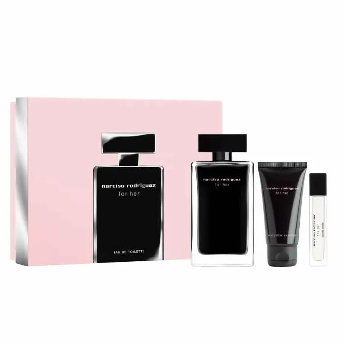 3423222092443.webp Narciso Rodriguez For Her Eau De Toilette Spray 100ml Set 3 Pieces - Image 1