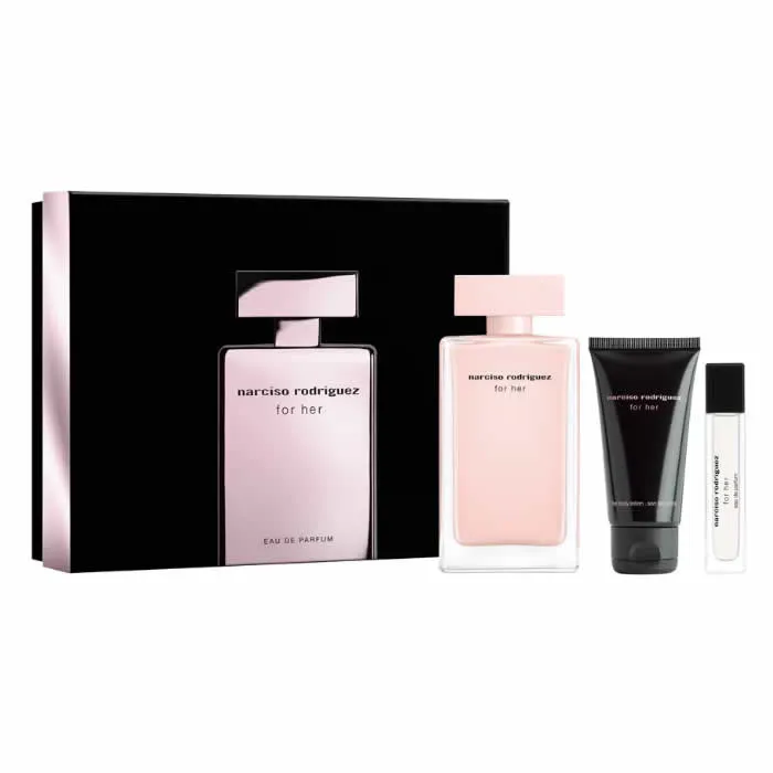 3423222092474.webp Narciso Rodriguez For Her Eau De Perfume Spray 100ml Set 3 Pieces - Image 1