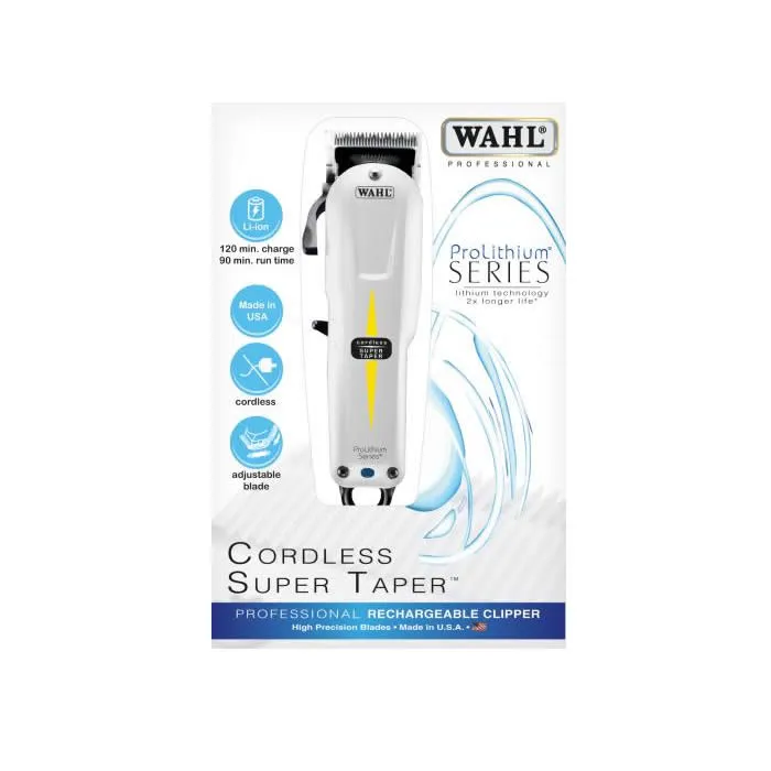 5996415034509.webp Wahl Super Taper Powerful Heavy Duty Cordless Clipper - Image 1
