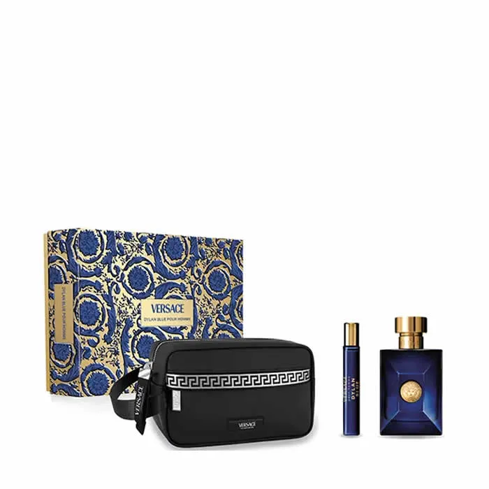 8011003893539_1.webp Versace Dylan Blue Pour Homme Eau De Toilette Spray 100ml Set 3 Pieces - Image 1