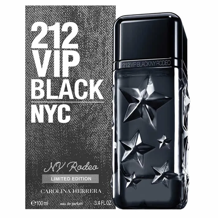 8411061111604.webp Carolina Herrera 212 Vip Black Ny Rodeo Eau De Parfum Spray 100ml Limited Edition - Image 1