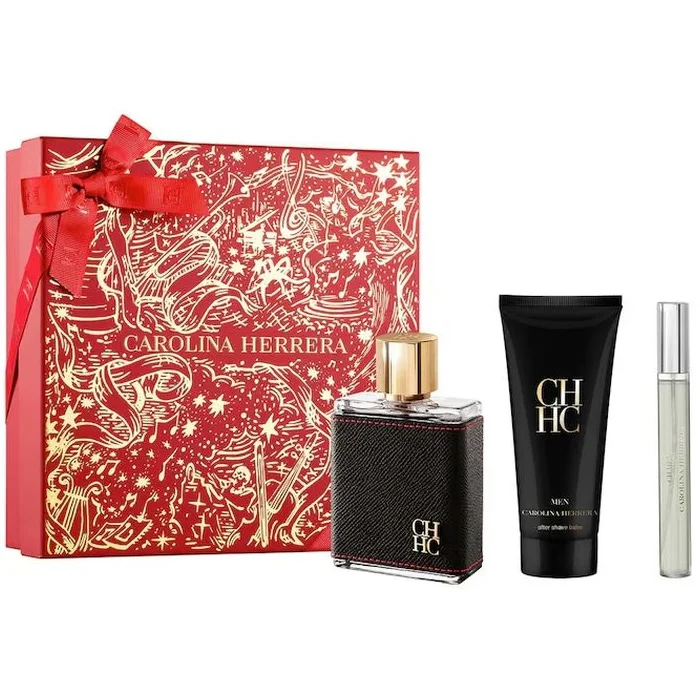 8411061122563.webp Carolina Herrera Ch Men Eau De Toilette Spray 100ml Set 3 Pieces - Image 1