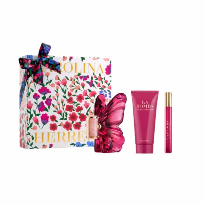 8411061134603.webp Carolina Herrera La Bomba Eau De Parfum Spray 80ml Set 3 Pieces - Image 1