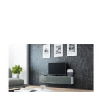 Cama TV stand VIGO 140 30/140/40 white/grey gloss