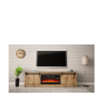 RTV GRANERO + fireplace cabinet 200x56.7x35 oak wotan