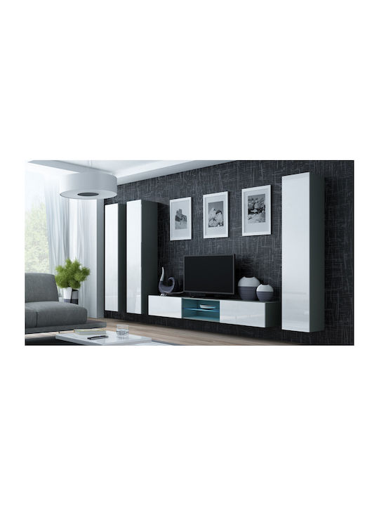 fixedratio_20260424150654_vigo_180_kremasti_vitrina_saloniou_apo_moriosanida_me_tzami_grey_white_gloss_40x30x180cm.jpeg Cama Full cabinet VIGO '180' 180/40/30 grey/white gloss - Image 1