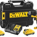 DEWALT DCD701D2-QW Cordless Drill 2x 12V 2Ah XR TSTAK Black  Yellow
