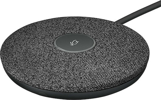 xlarge_20201105130557_logitech_rally_mic_pod_black_989_000430.jpeg Logitech Conference Microphone Conference System Rally Mic Pod Compatible with Microsoft Teams - Image 1