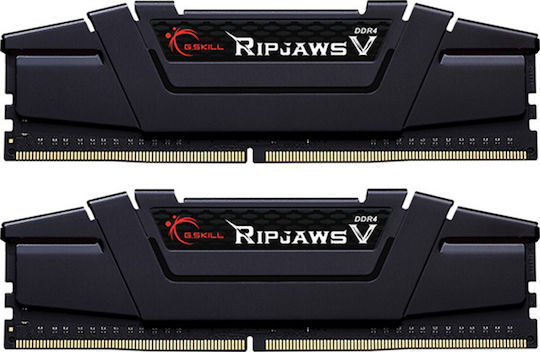 xlarge_20211102144001_g_skill_ripjaws_v_16gb_ddr4_ram_me_2_modules_2x8gb_kai_sychnotita_3200mhz_gia_desktop_f4_3200c16d_16gvkb.jpeg G.Skill Ripjaws V DDR4 16GB RAM with 2x8GB Modules and Speed 3200 for Desktop - Image 1